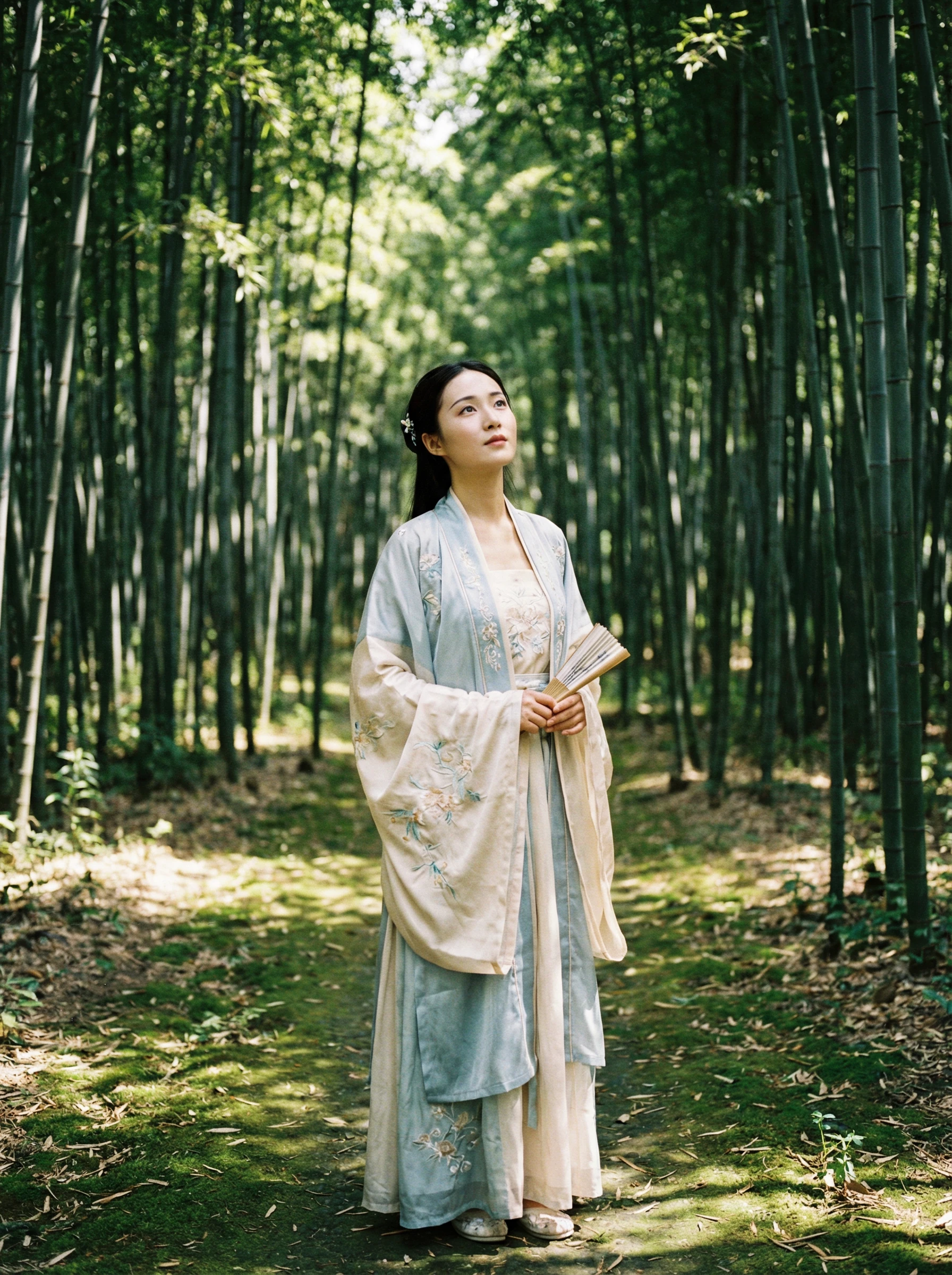 AI-generated cinematic portrait using Flux text-to-image model